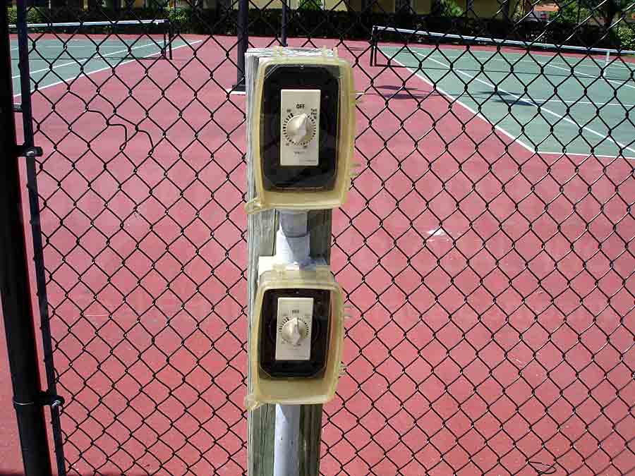 SUMMIT PLACE Tennis Court Light Switch